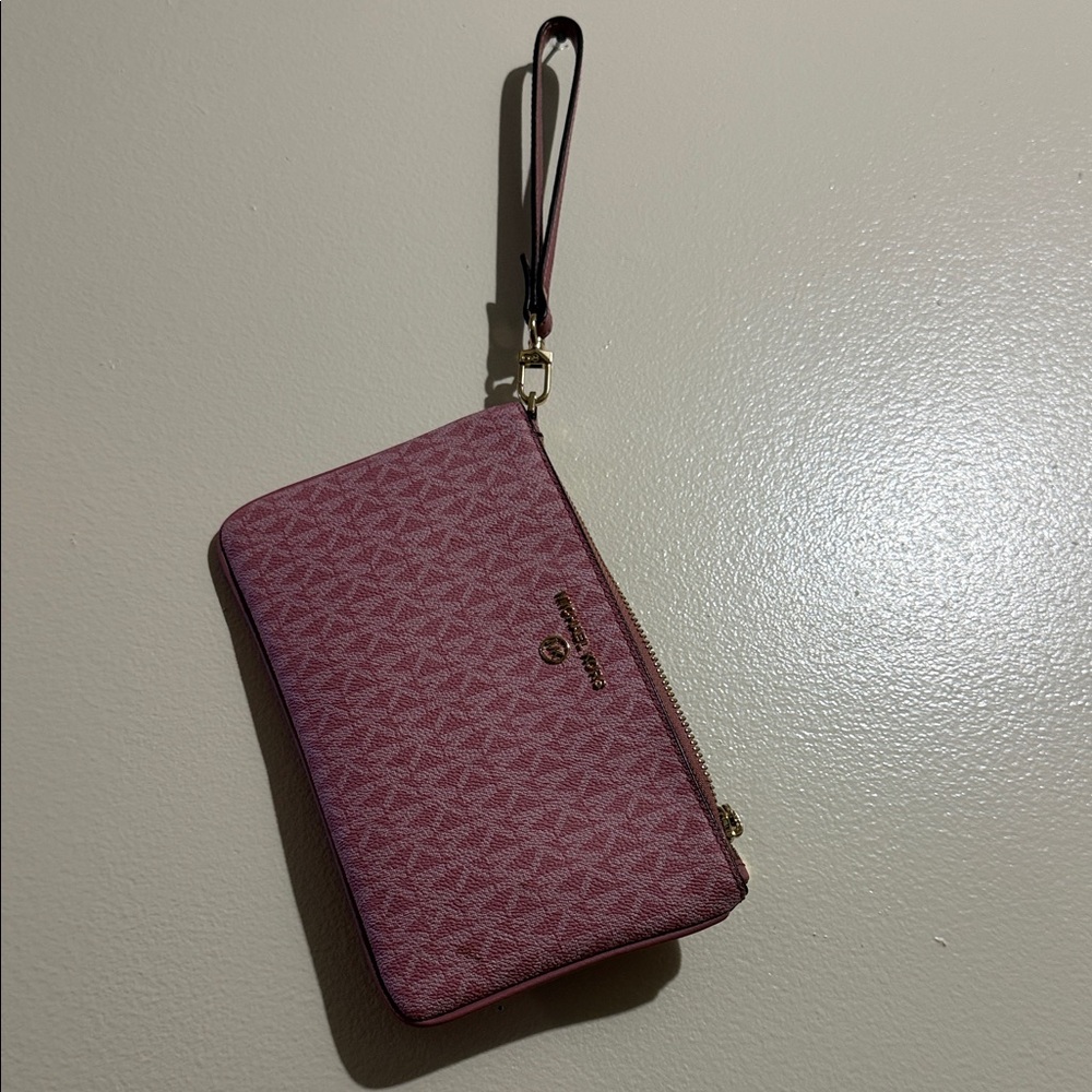 Michael Kors Rose Patterned Wristlet